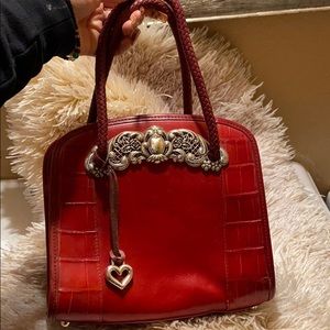 ✨ leather brighton bag vintage ✨
